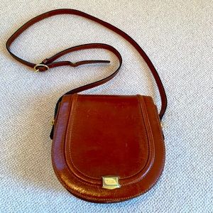 Vintage Bally Crossbody Saddle Bag